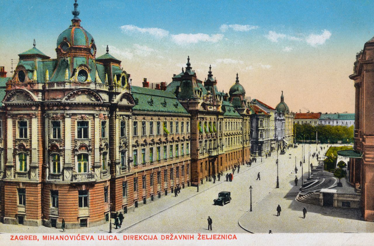 Mihanovićeva ulica oko 1930. godine